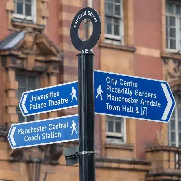 Directions in Manchester, a city that offers many exciting career opportunities